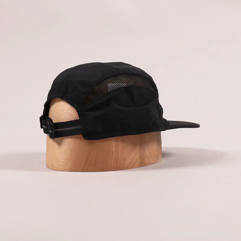 The Trilogy Tapes Mens Skateboarding Shield Running Cap Black