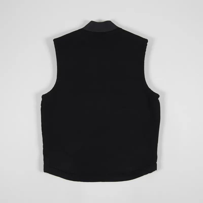 Dickies Sherpa Lined Duck Vest Black-2