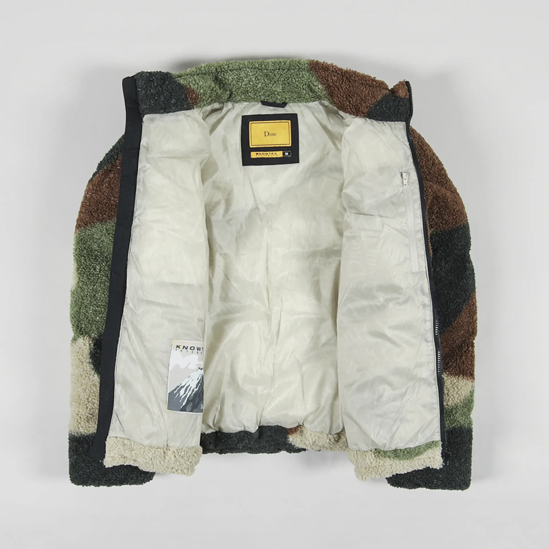 Dime Mtl - Sherpa Puffer Jacket (Camo) – MILK STORE｜ダウンベスト 