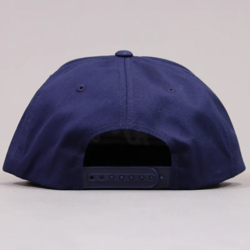 Obey Sidelines Snapback Cap - Dark Navy-3
