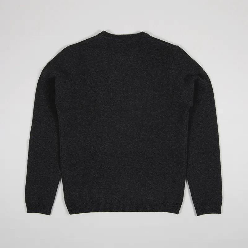 Norse Projects Sigfred Lambswool Sweater Charcoal Melange-1