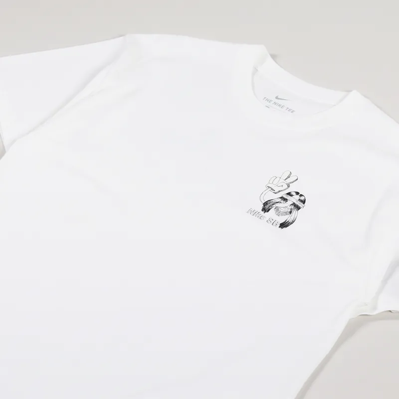 Nike SB Duder T Shirt White Black-3