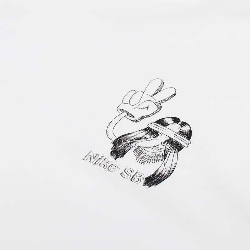 Nike SB Duder T Shirt White Black-5