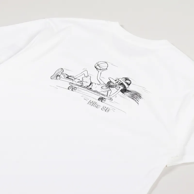 Nike SB Duder T Shirt White Black-2