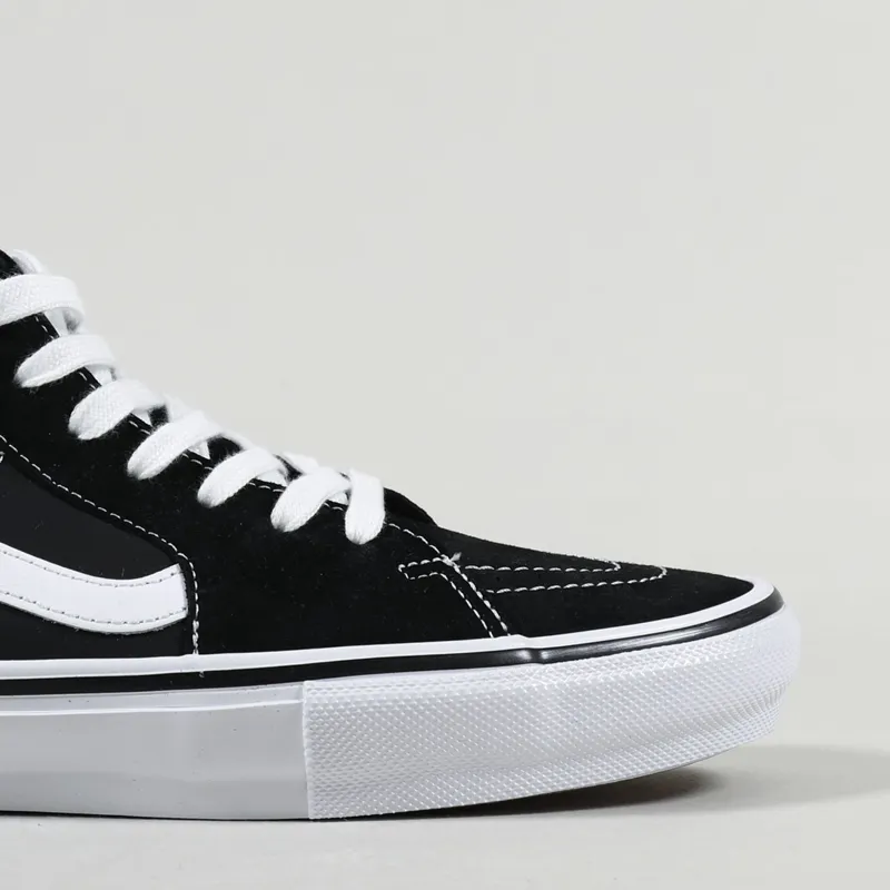 Vans Skate Grosso Mid Shoes Black White Emo Leather-6