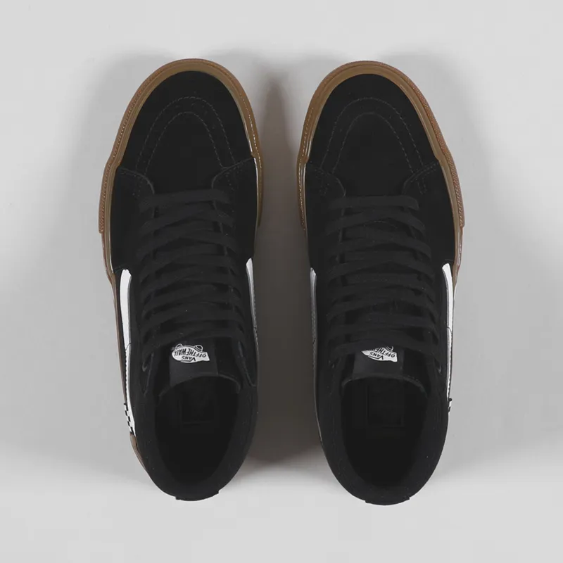 Vans Skate Sk8-Hi Shoes Black Gum-3