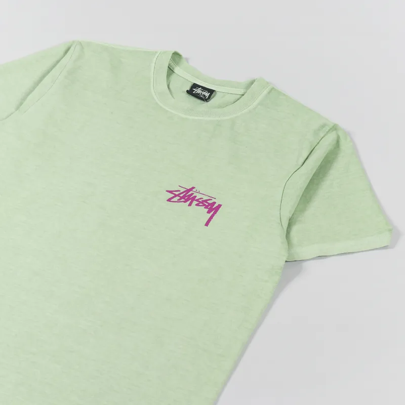 Stussy Skate Posse Pigment Dyed T Shirt Sage-3