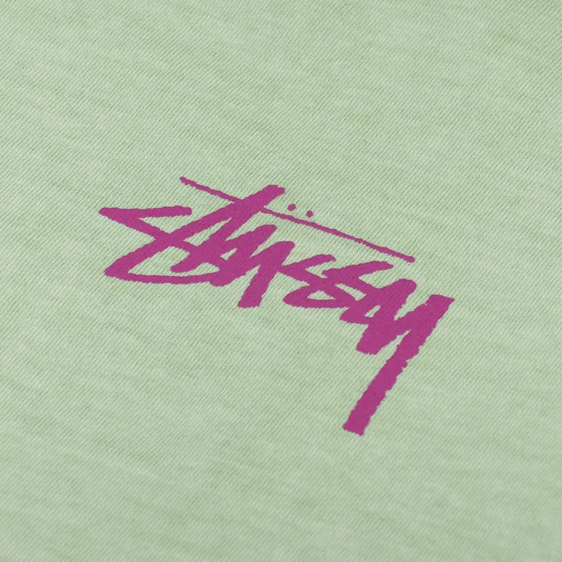 Stussy Skate Posse Pigment Dyed T Shirt Sage-5