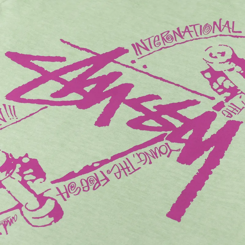 ★【STUSSY】★Skate Posse Pigment Dyed T-Shir.t Natural★ T-shirt Stussy Skate Posse Pig. Dyed (natural)