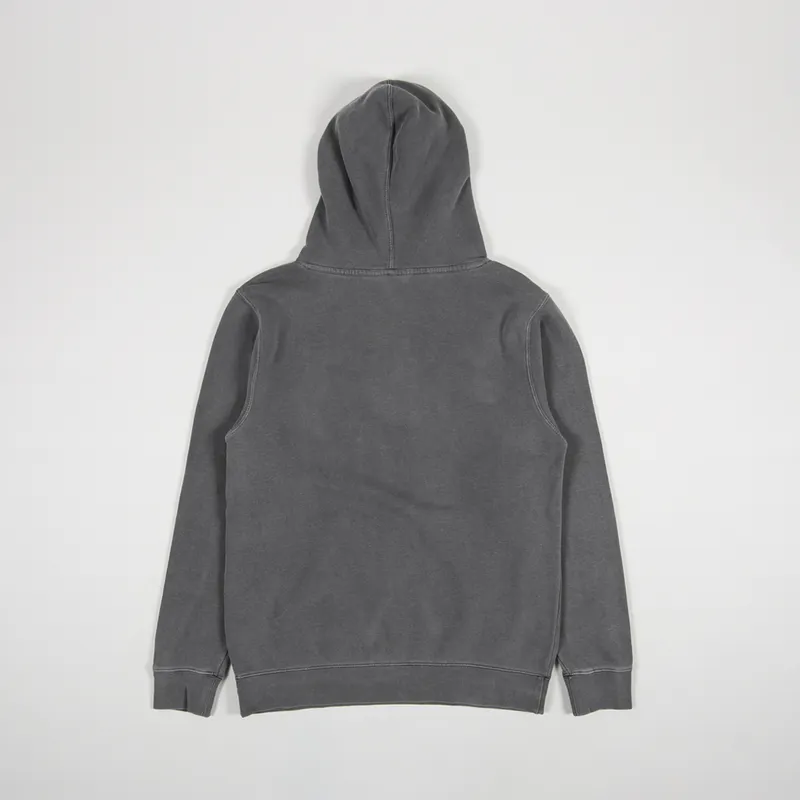 Call Me 917 Small Dialtone Pullover Hoodie Pigment Dyed Black-1