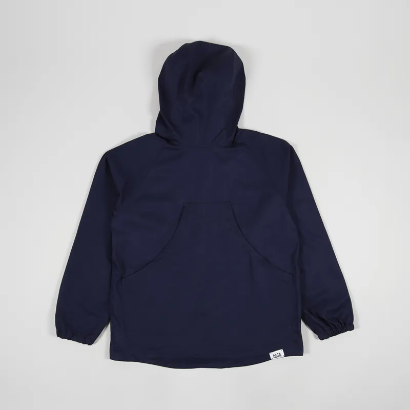 Akta Norr Overshirt Smock Midnight Blue-2