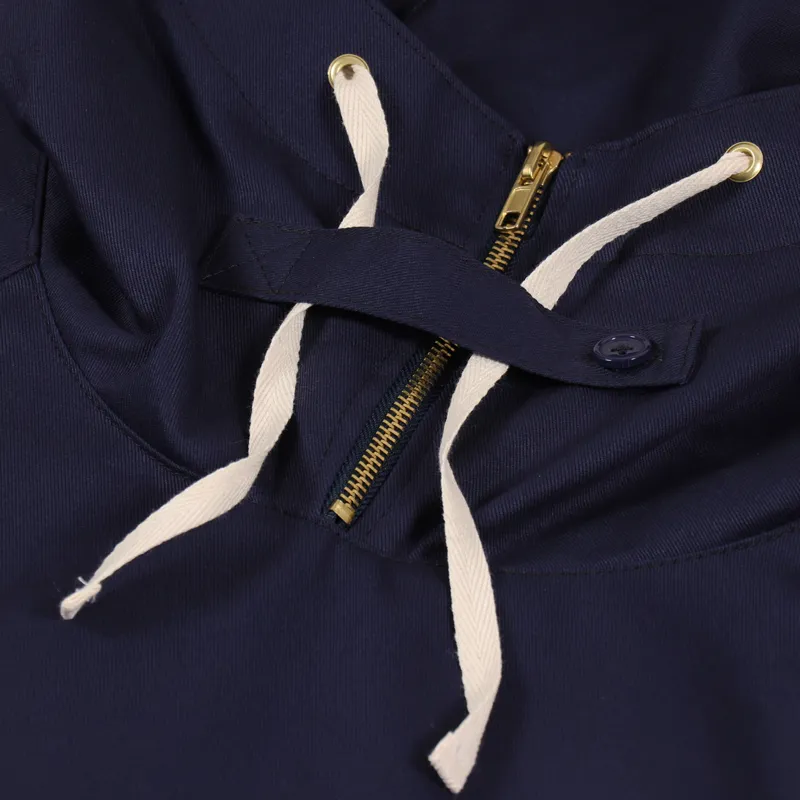 Akta Norr Overshirt Smock Midnight Blue-9