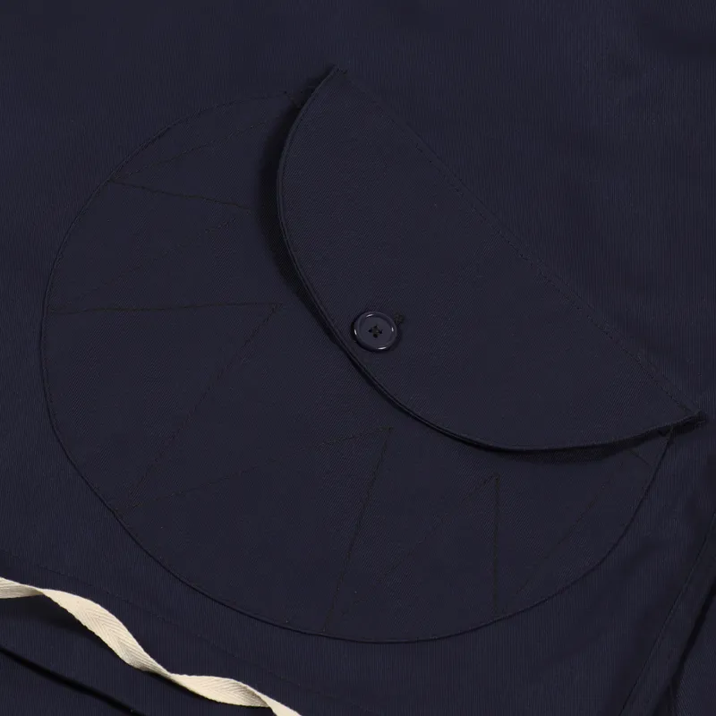 Akta Norr Overshirt Smock Midnight Blue-11