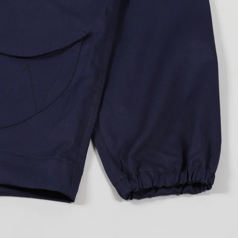 Akta Norr Overshirt Smock Midnight Blue-8