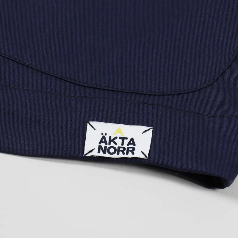 Akta Norr Overshirt Smock Midnight Blue-6