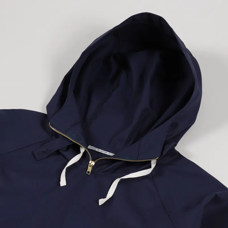 Akta Norr Overshirt Smock Midnight Blue-4