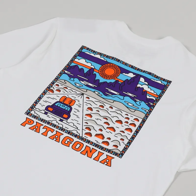 Patagonia Summit Road Organic T Shirt White-2