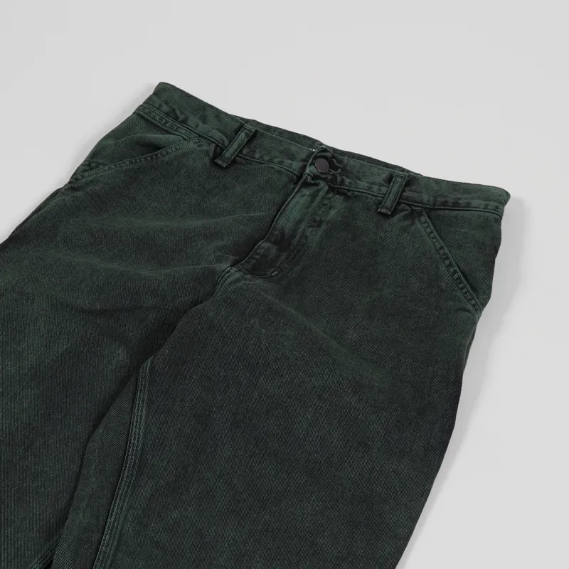 Carhartt WIP Single Knee Pant Deep Lagoon Crater Wash-6