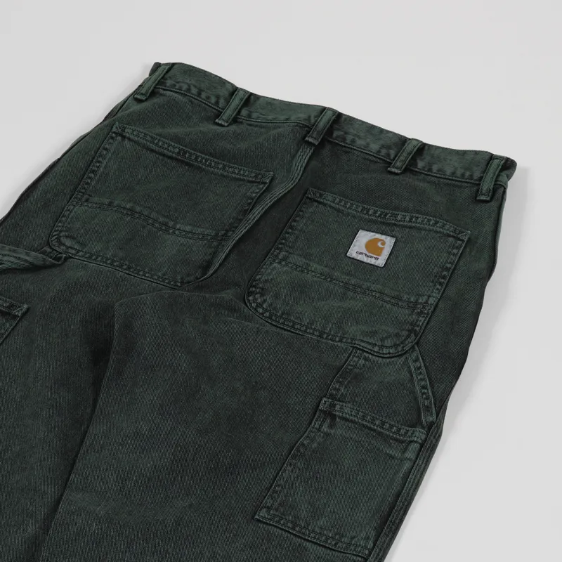 Carhartt WIP Single Knee Pant Deep Lagoon Crater Wash-5