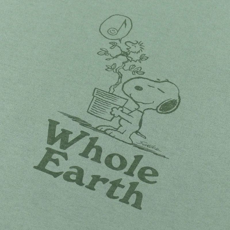 TSPTR Snoopy Whole Earth T Shirt Olive-4