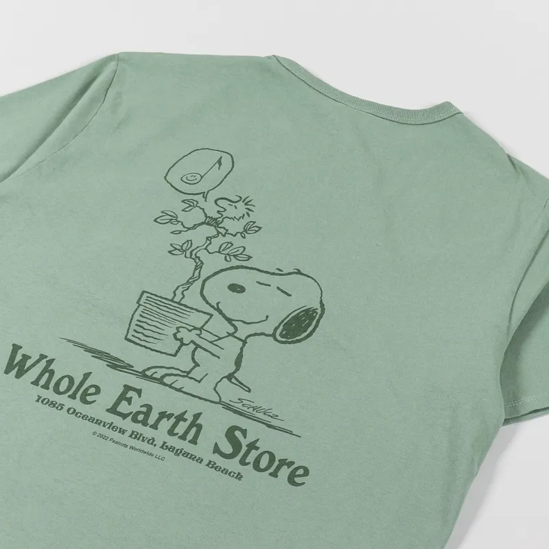 TSPTR Snoopy Whole Earth T Shirt Olive-2