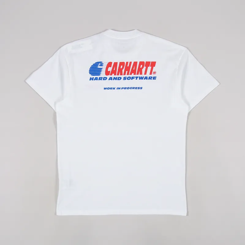 トップス Carhartt WIP Software T-Shirt L Carhartt WIP Mens Short Sleeve Graphic Software T Shirt White