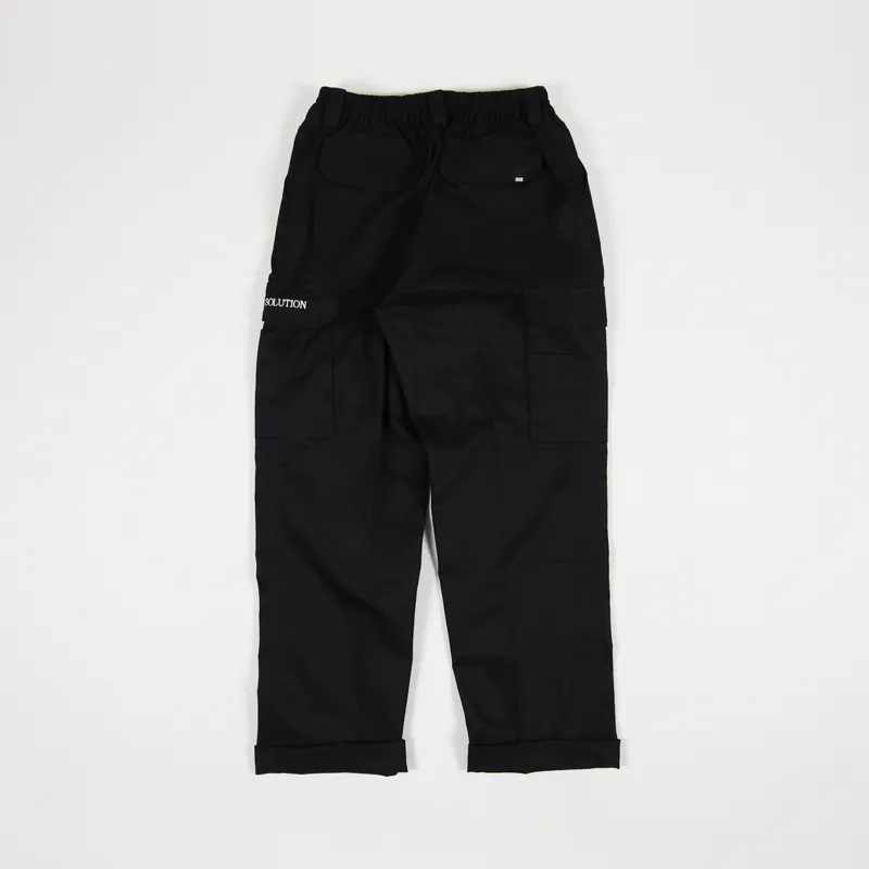 Sour Solution Sour Cargo Pants Black-1