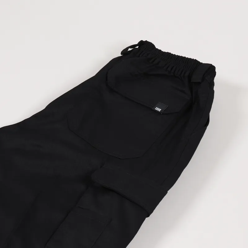 Sour Solution Sour Cargo Pants Black-3