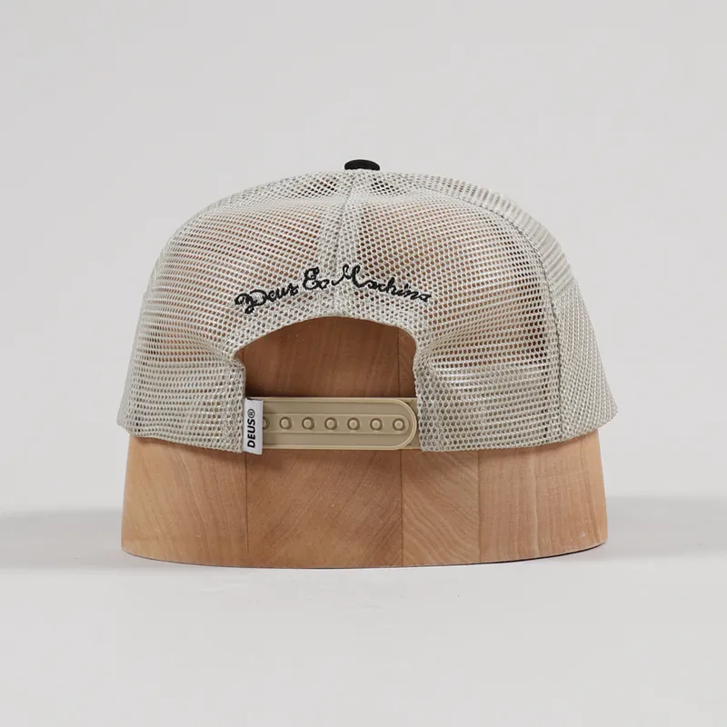 Deus Ex Machina Speed Stix Trucker Hat Black-3