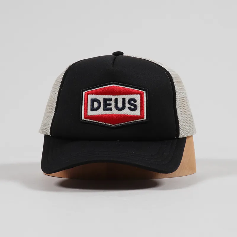 Deus Ex Machina Speed Stix Trucker Hat Black-2