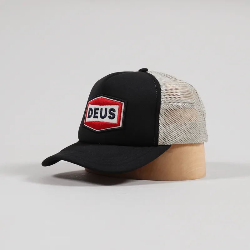 Deus Ex Machina Speed Stix Trucker Hat Black
