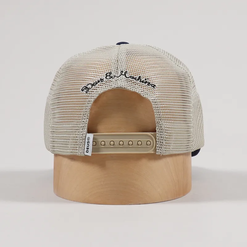 Deus Ex Machina Speed Stix Trucker Hat Navy-3