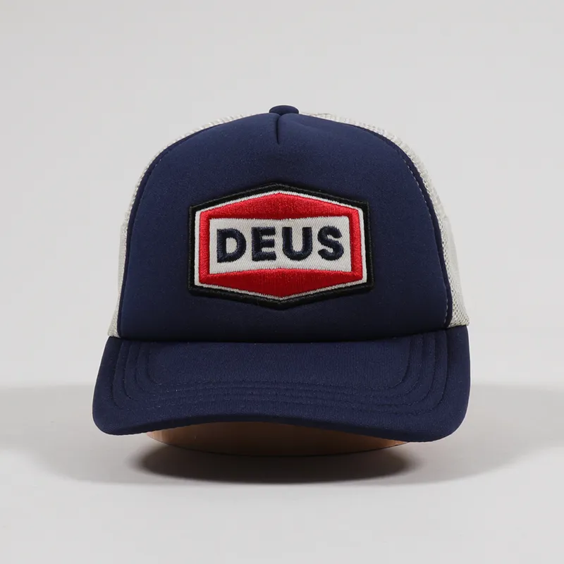 Deus Ex Machina Speed Stix Trucker Hat Navy-2