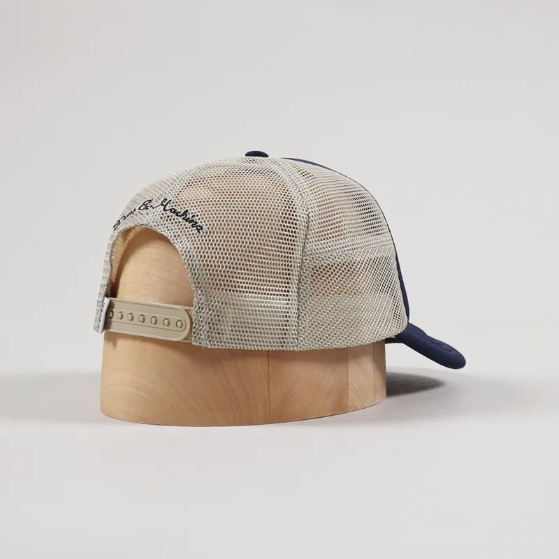 Deus Ex Machina Speed Stix Trucker Hat Navy-1