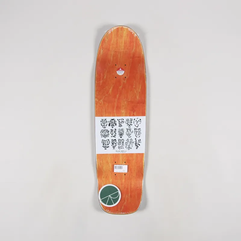 Polar Skate Co. SS Faces Deck White Wheel Well Surf-1