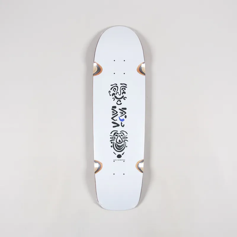 Polar Skate Co. SS Faces Deck White Wheel Well Surf