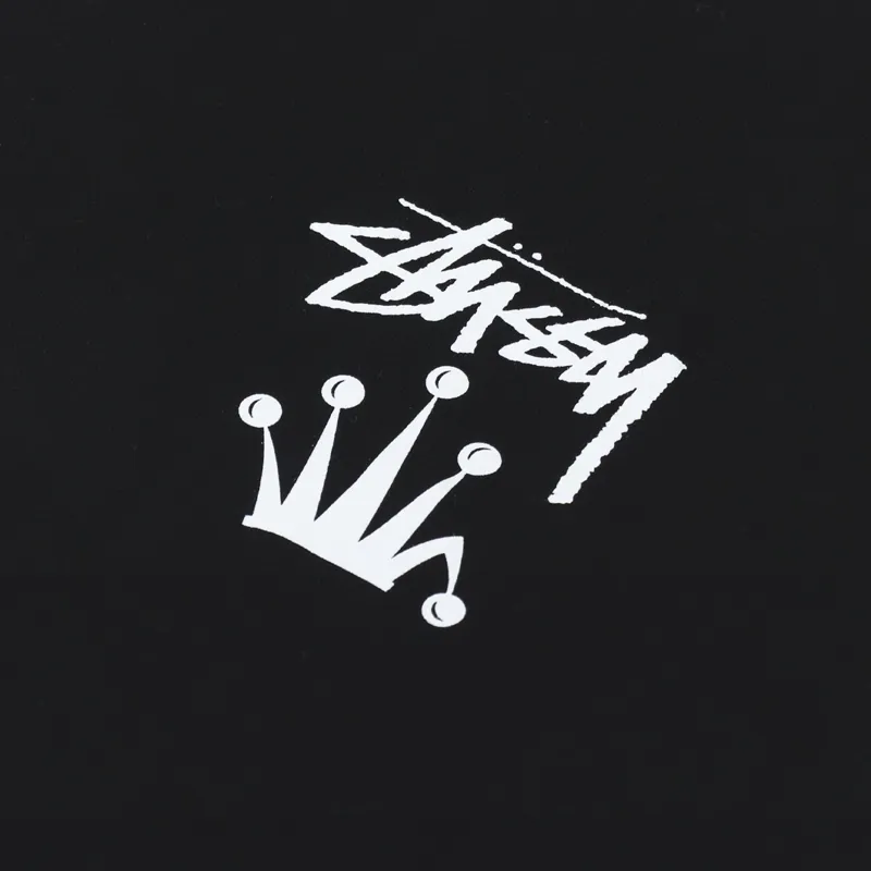 Stussy Stock Crown T Shirt Black-5