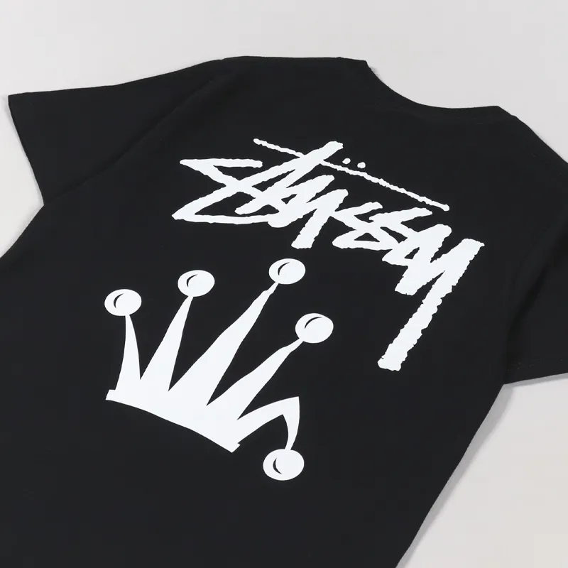 ★関税込★Stussy★Stussy Stock Crown T-Shirt Black★ Stüssy - Black Stock Crown T-Shirt | HBX - Globally Curated