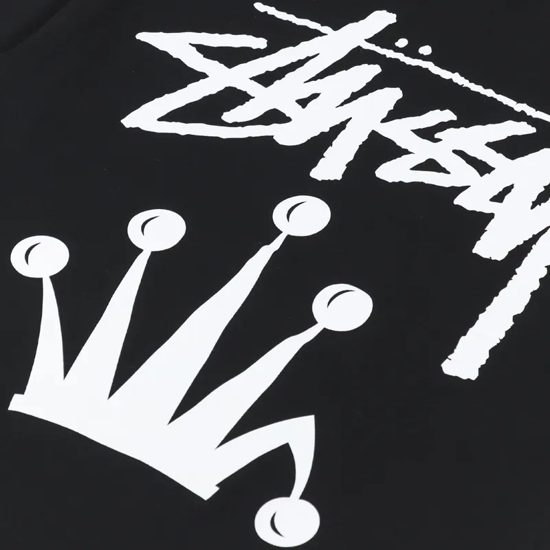 Stussy Stock Crown T Shirt Black-4