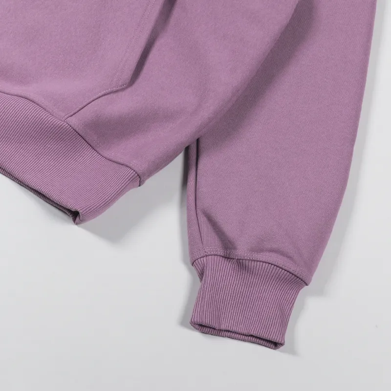 Stussy Stock Logo Applique Hoodie Orchid-4