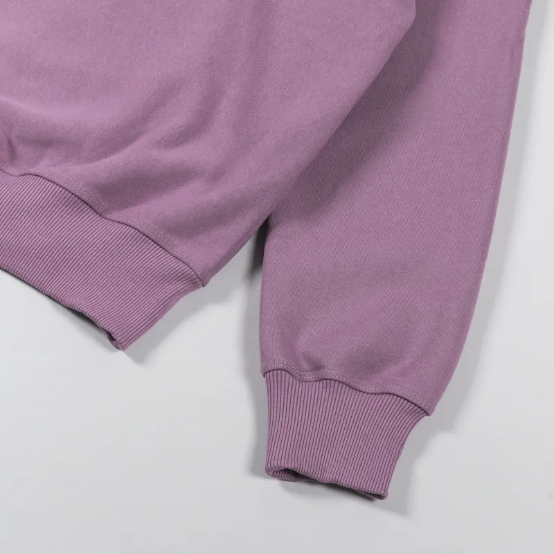 Stussy Stock Logo Applique Hoodie Orchid-6