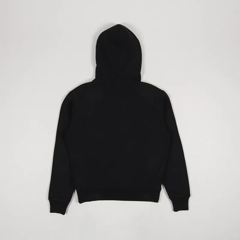 Stussy Stock Logo Hoodie Black-1