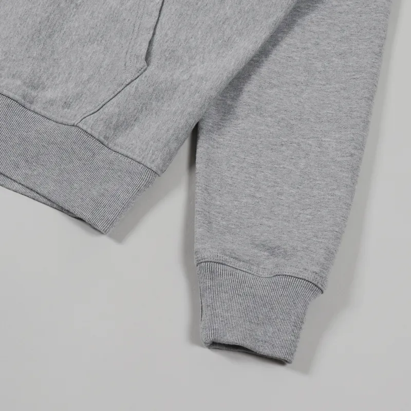 Stussy Stock Logo Hoodie Grey Heather-4