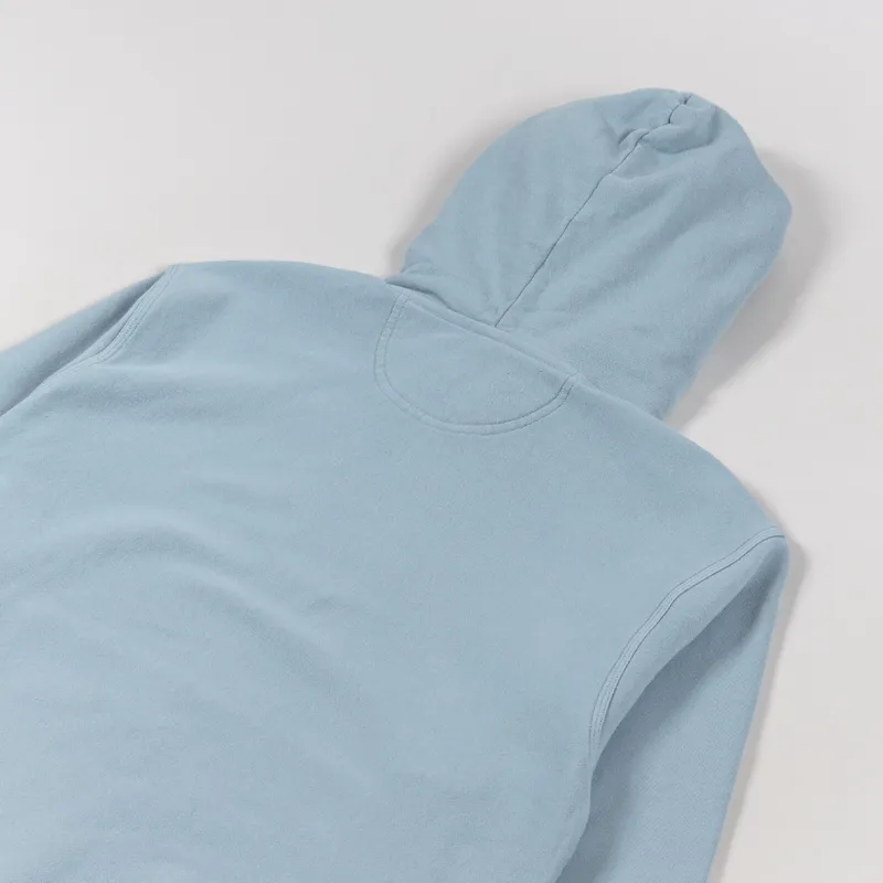 Stussy Stock Logo Hoodie Slate-3