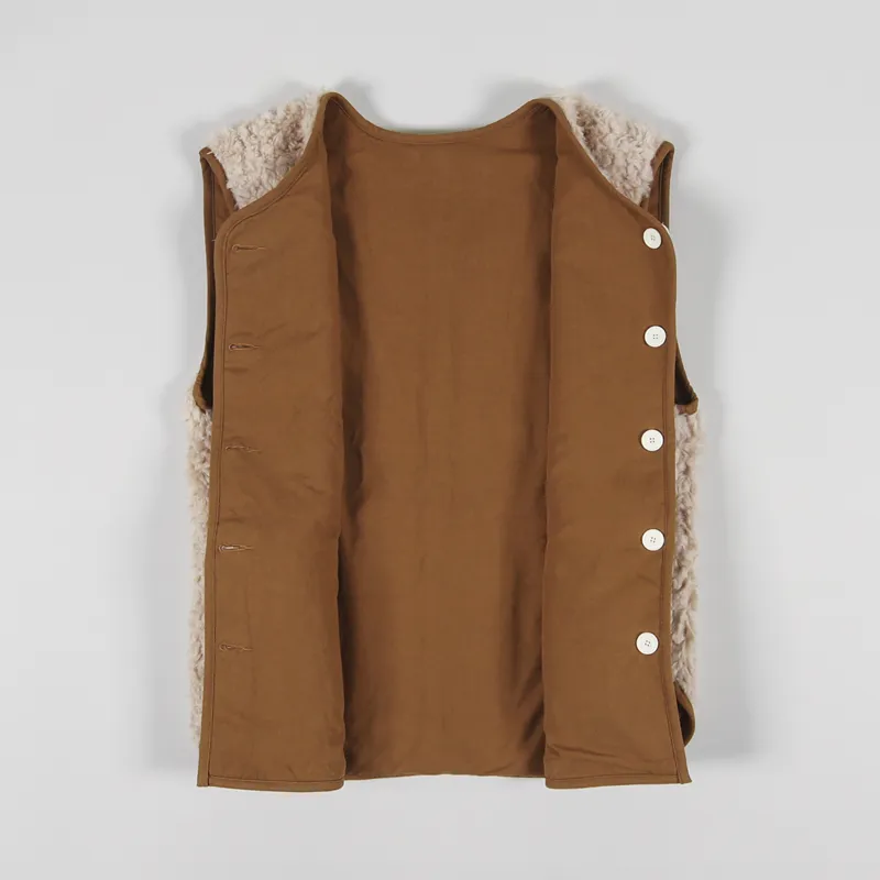 Sideline Womens Stevie Vest Natural Wool-6