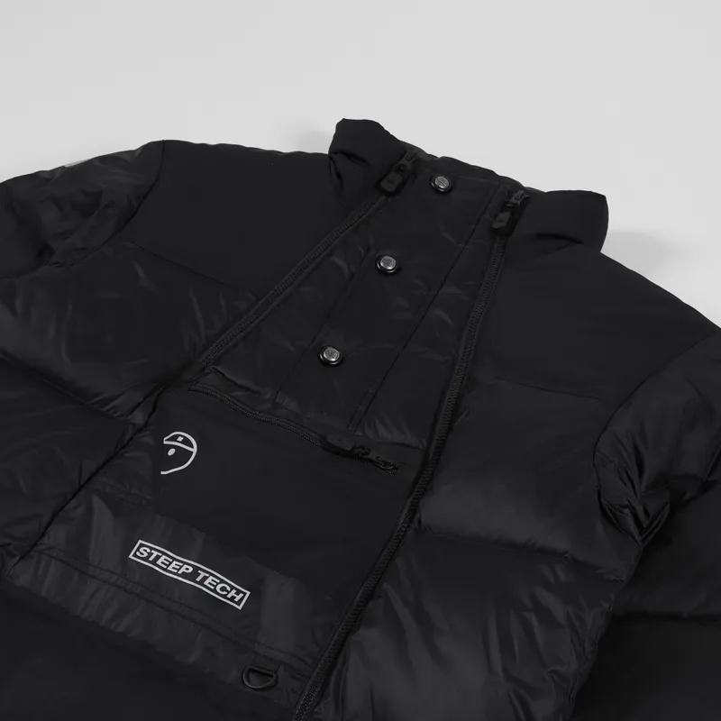The North Face Steep Tech Down Anorak Black Reflective Jacket
