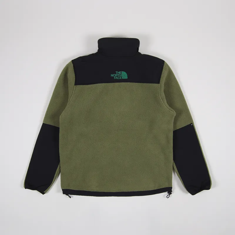 The North Face Steep Tech Half Zip Fleece Olive Green Black-2