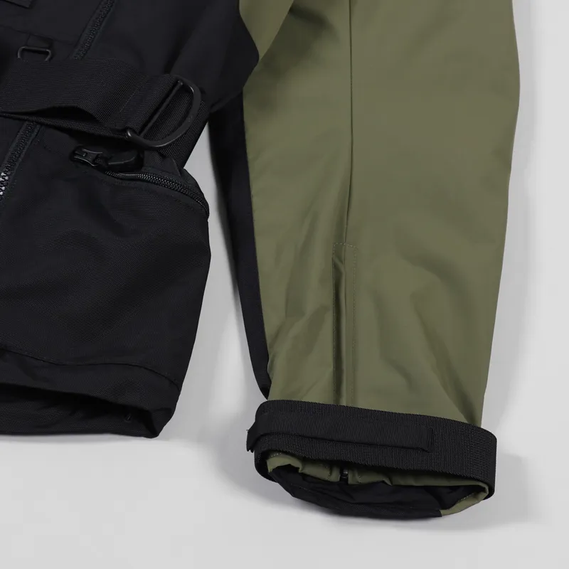 The North Face Steep Tech Apogee Anorak Olive Evergreen Black-10