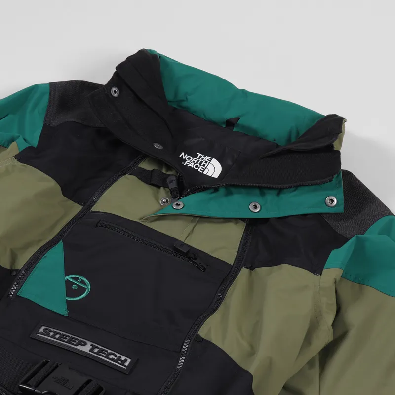 The North Face Steep Tech Apogee Anorak Olive Evergreen Black-7