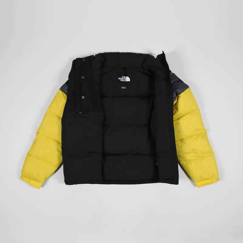 ジャケット・アウター THE NORTH FACE STEEP TECH ANORAK JACKET The North Face Mens Steep Tech Down Anorak Grey Black Yellow